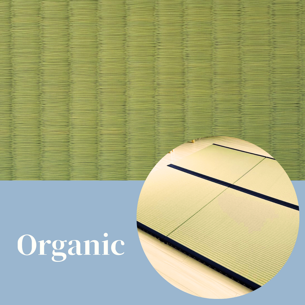 Organic Tatami mat with edge